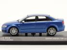 Audi RS4 建設年 2004 青い メタリック 1:43 Minichamps