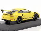 Porsche 911 (991 II) GT3 RS 2018 レーシングイエロー / ブラック リム 1:43 Minichamps