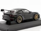 Porsche 911 (991 II) GT3 RS MR Manthey Racing sort / gylden fælge 1:43 Minichamps