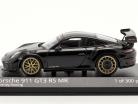 Porsche 911 (991 II) GT3 RS MR Manthey Racing ブラック / ゴールデン リム 1:43 Minichamps