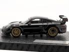 Porsche 911 (991 II) GT3 RS MR Manthey Racing ブラック / ゴールデン リム 1:43 Minichamps