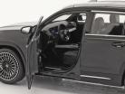 Mercedes-Benz EQB year 2021 cosmos black metallic 1:18 NZG