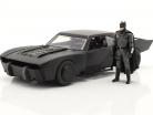 Batmobile mit Batman Figur Film The Batman 2022 schwarz 1:18 Jada Toys