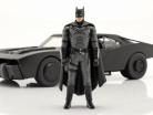 Batmobile Con Batman figura Film The Batman 2022 Nero 1:18 Jada Toys