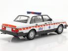 Volvo 240 GL politi Holland Byggeår 1986 hvid / Rød 1:24 Welly