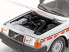 Volvo 240 GL police Netherlands year 1986 white / red 1:24 Welly