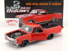 Chevrolet El Camino Drag Outlaw 1965 Rød / sort 1:18 GMP