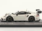 Porsche 911 (991 II) GT3 R year 2019 white 1:43 Minichamps
