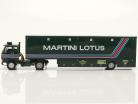 Volvo F89 formule 1 transporteur de course Martini Lotus Racing 1:43 Ixo