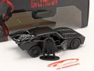 Batmobile with Batman figure Movie The Batman 2022 black 1:32 Jada Toys