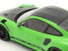 Porsche 911 (991 II) GT3 RS Weissach Package 2019 verde / negro llantas 1:18 Minichamps