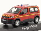 Peugeot Rifter Pompiers Secours Medical 2019 Rød 1:43 Norev