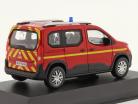 Peugeot Rifter Fire Department year 2019 red 1:43 Norev