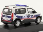 Peugeot Rifter Police Nationale 2019 blanche / bleu 1:43 Norev