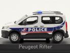 Peugeot Rifter Police Nationale 2019 blanco / azul 1:43 Norev
