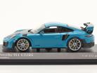 Porsche 911 (991 II) GT2 RS 2018 Bleu miami / argent jantes 1:43 Minichamps
