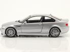 BMW M3 (E46) CSL Año de construcción 2003 Gris plateado metálico 1:18 Solido