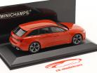 Audi RS 6 Avant Año de construcción 2020 naranja coral metálico 1:43 Minichamps