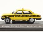 Peugeot 504 SL Taxi Cordoba 1999 jaune / le noir 1:43 Hachette