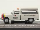 Peugeot 404 Cargo Patrullas Année de construction 1980 blanche 1:43 Hachette