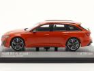 Audi RS 6 Avant Año de construcción 2020 naranja coral metálico 1:43 Minichamps
