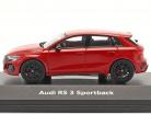 Audi RS 3 Sportback tango rød 1:43 iScale