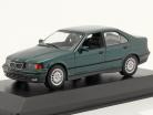 BMW 3-Series (E36) Byggeår 1991 mørkegrøn metallisk 1:43 Minichamps
