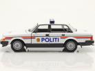 Volvo 240 GL Politi (Politi Norge) 1986 hvid / orange / blå 1:24 Welly