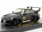 Porsche 911 (993) RWB Rauh-Welt Oba Bone #77 sort 1:43 Tarmac Works