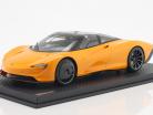 McLaren Speedtail Año de construcción 2020 papaya naranja Con Escaparate 1:18 Tecnomodel