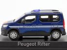Peugeot Rifter Gendarmerie Año de construcción 2019 azul 1:43 Norev