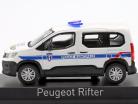 Peugeot Rifter Police Municipale 2019 white / blue 1:43 Norev