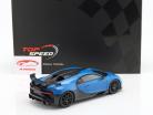 Bugatti Chiron Pur Sport Byggeår 2020 blå / sort 1:18 TrueScale