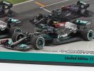 Hamilton #44 & Bottas #77 2-Car Set Mercedes-AMG F1 W12 formule 1 2021 1:43 Minichamps