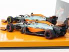 Norris #4 & Ricciardo #3 2-Car Set McLaren Monaco GP Formel 1 2021 1:43 Minichamps