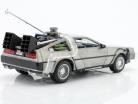 DeLorean Time Machine Back to the Future (1985) silver grey 1:24 Jada Toys