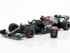 L. Hamilton Mercedes-AMG F1 W12 #44 сотый Pole Position испанский GP формула 1 2021 1:18 Minichamps