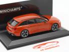 Audi RS 6 Avant Byggeår 2020 koral orange metallisk 1:43 Minichamps