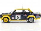 Fiat 131 Abarth #5 gagnant Rallye Tour de Corse 1977 Darniche, Mahe 1:18 Solido