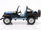 Jeep CJ-7 Renegade Año de construcción 1980 negro / azul 1:18 Model Car Group