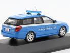 Subaru Legacy Wagon police Italy 2003 blue 1:43 JCollection