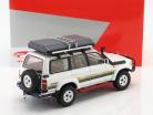 Toyota Land Cruiser J8 LHD with roof box white 1:18 KengFai