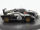 2-Car Set 24h LeMans: Ford GT40 #2 1966 & Ford GT #66 2019 1:43 Ixo
