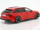 Audi RS 6 Avant (C8) Byggeår 2021 rød 1:18 KengFai