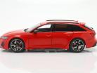 Audi RS 6 Avant (C8) year 2021 red 1:18 KengFai