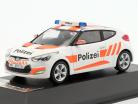 Hyundai Veloster Baujahr 2012 Polizei Schweiz 1:43 Premium X