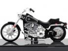 Harley-Davidson FXST Softail year 1984 black 1:18 Maisto