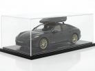 Porsche Panamera 10 Years Edition with roof box black metallic 1:18 Spark