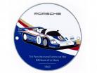 plaquette rooster Porsche 956 Rothmans #1 winnaar 24h LeMans 1982