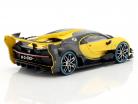 Bugatti Vision Gran Turismo LHD amarillo / carbón 1:64 TrueScale